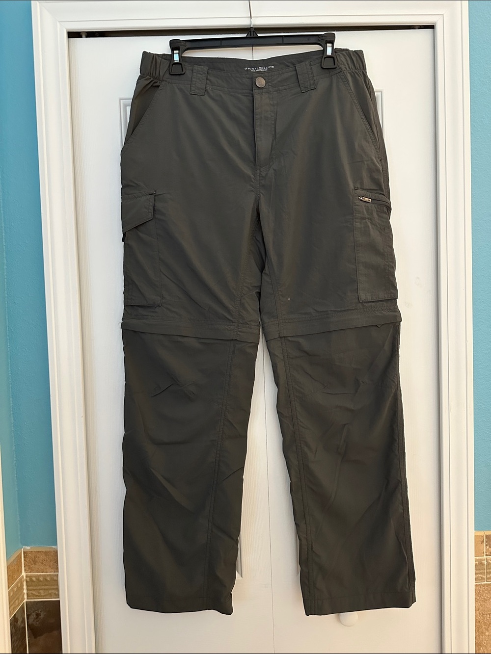 Convertible Cargo Pants for Men — Charcoal Lightweight Travel Wear